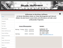 Tablet Screenshot of musik-hoffmann.de